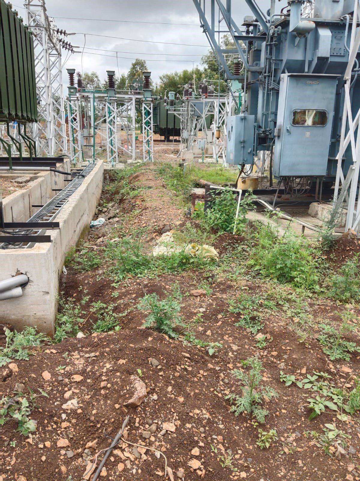 Electrical equipment and cable-trench installation
